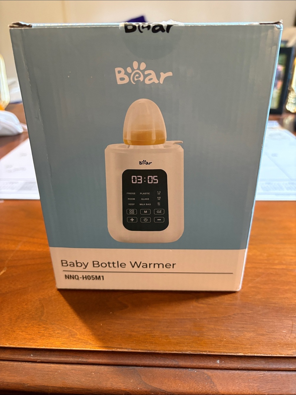 Baby Bottle Warmer in White - Fast Digital Heating